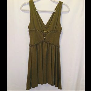 Free People Olive Green Dress :: M